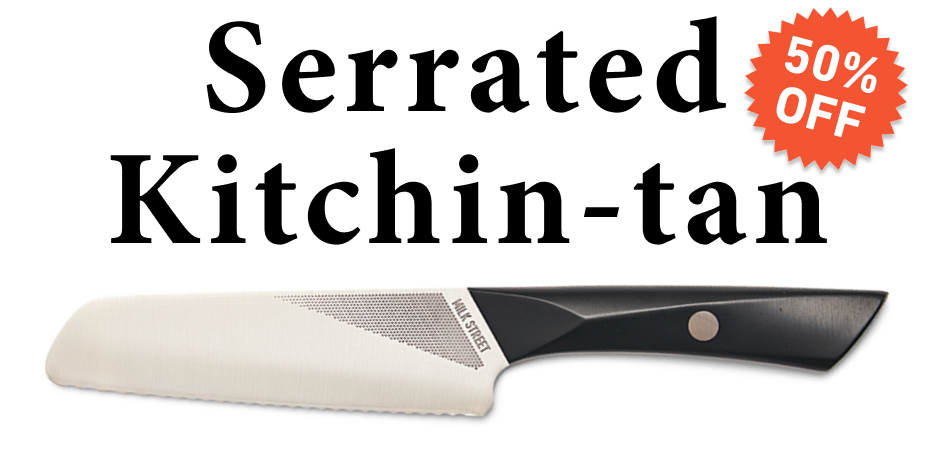 Milk Street Serrated Kitchin-tan 50% Off
