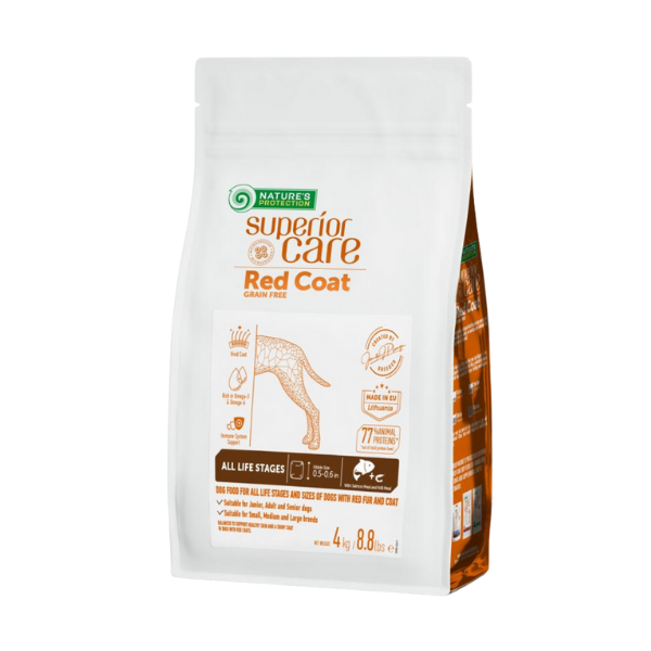 All Life Stages Dog Food for Red Coat All Breeds with Salmon & Krill - 8.8 lb