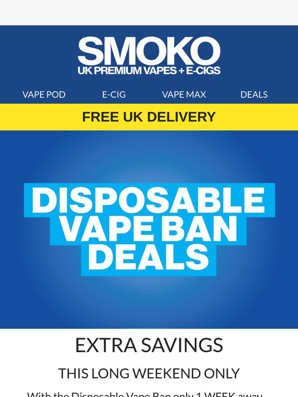 elf bar vape uk SMOKO Vape & E-Cigarette Review — Simple, Effective & Discreet main image 1