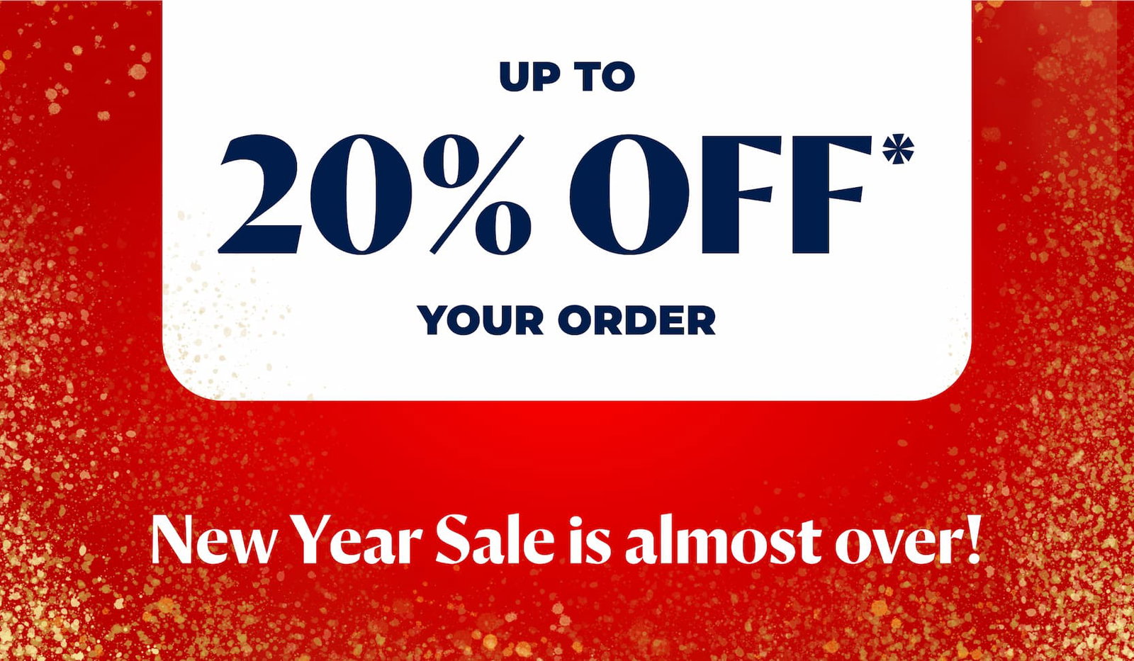 20% off your order