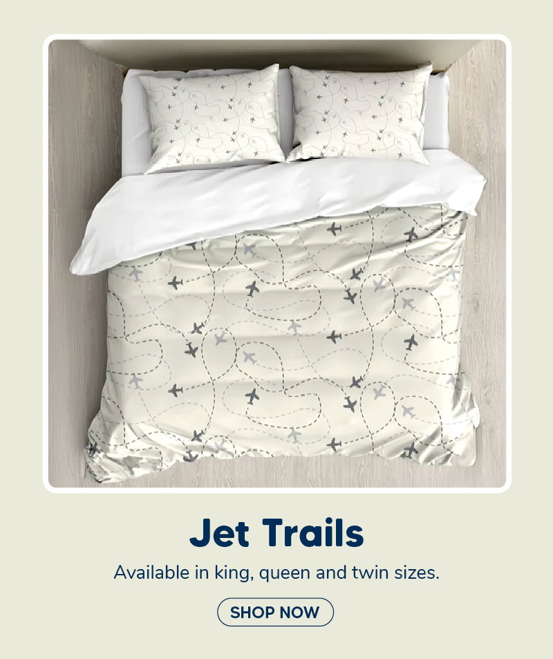 Jet Trails Bedding Set