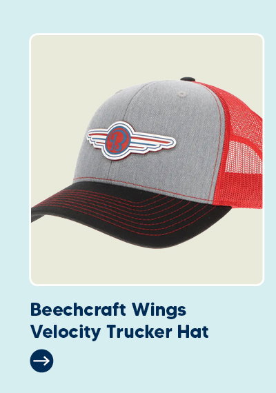 Beechcraft Wings Velocity Trucker Hat