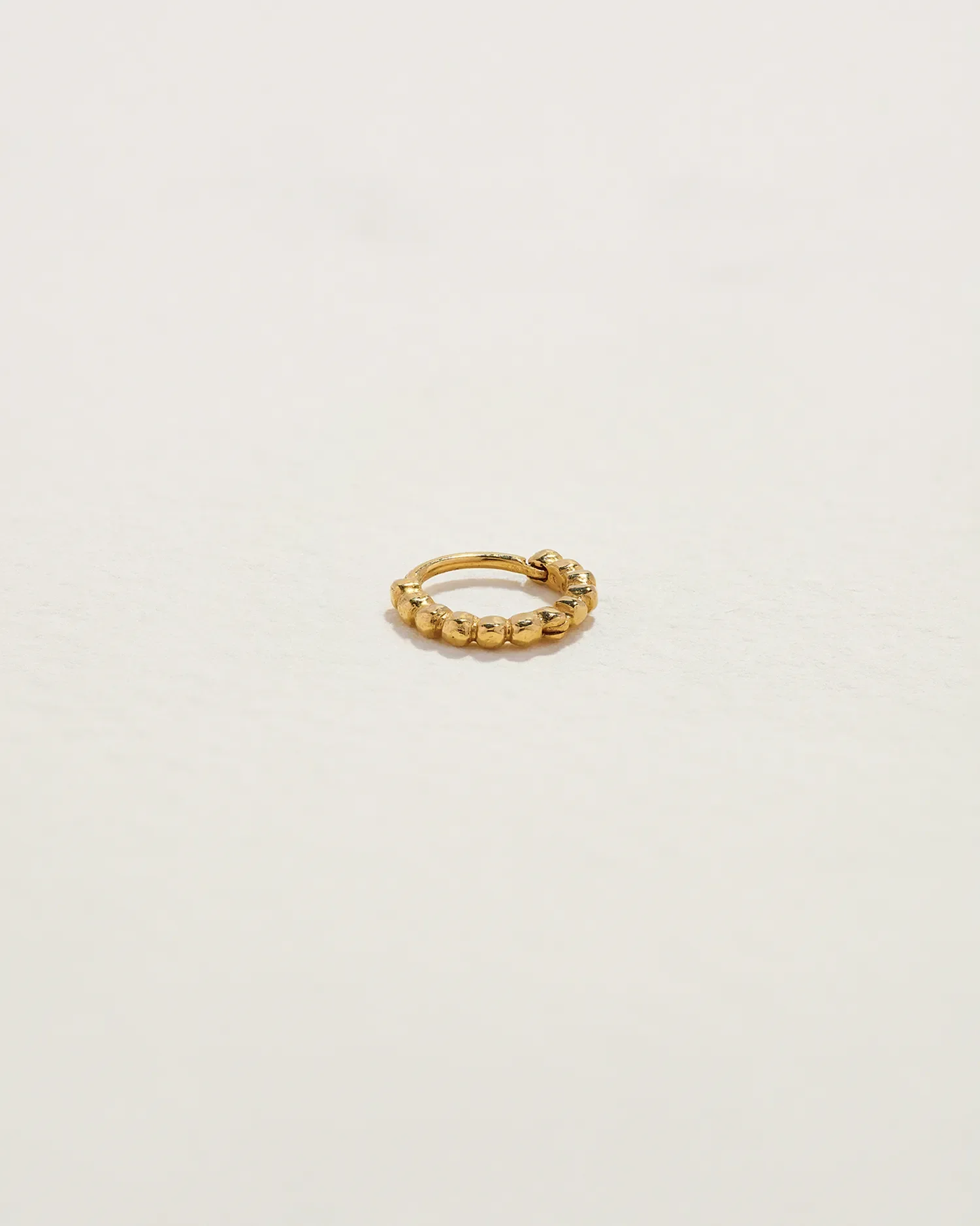 Image of 6mm Molten Eternity Huggie