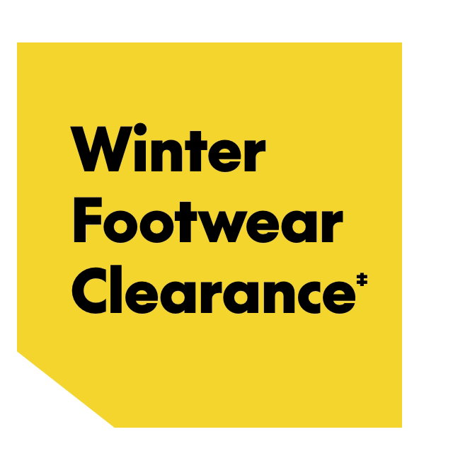 Winter Footwear Clearance On Now