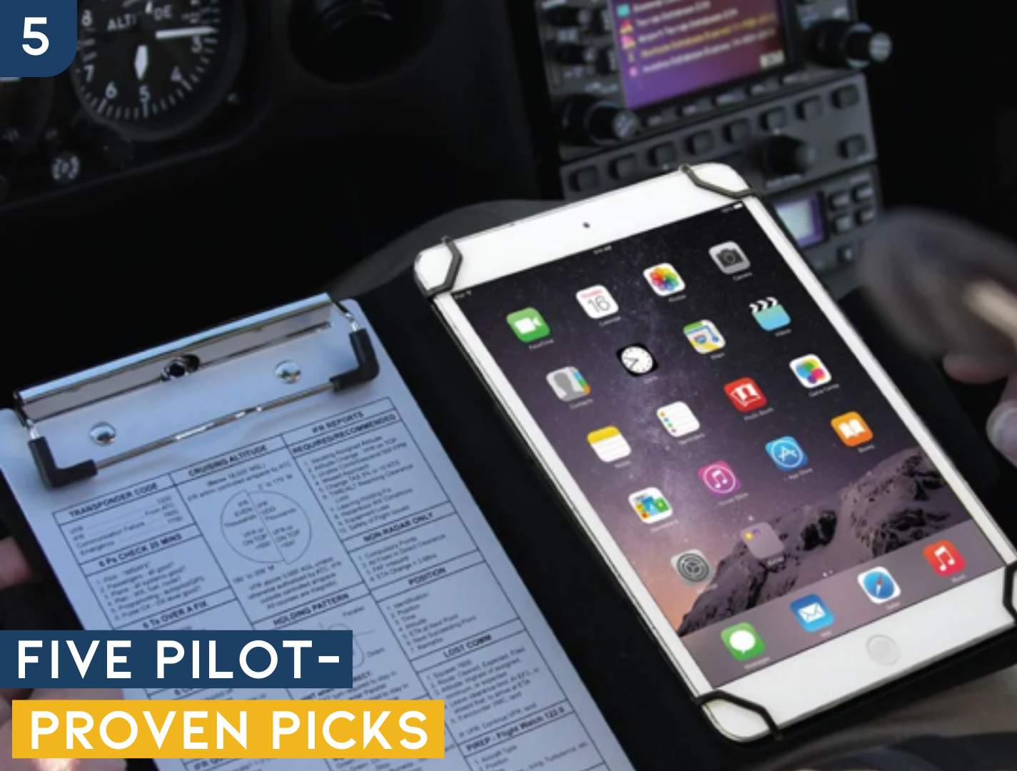 The Best iPad Kneeboards for Pilots: 5 Top Picks for 2026