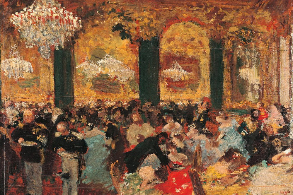 Dinner at the Ball by Edgar Degas