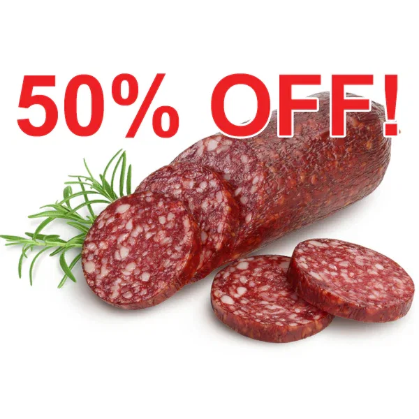 Image of Pastured Turkey - Summer Sausage - approx. 12 oz each - Pack of 2 (Minimum of 3 Packs)