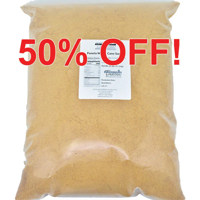Image of Panela Whole Cane Sugar - 25lb Bag (limit of 2)