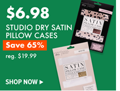 $6.98 SELECT SATIN PILLOW CASES