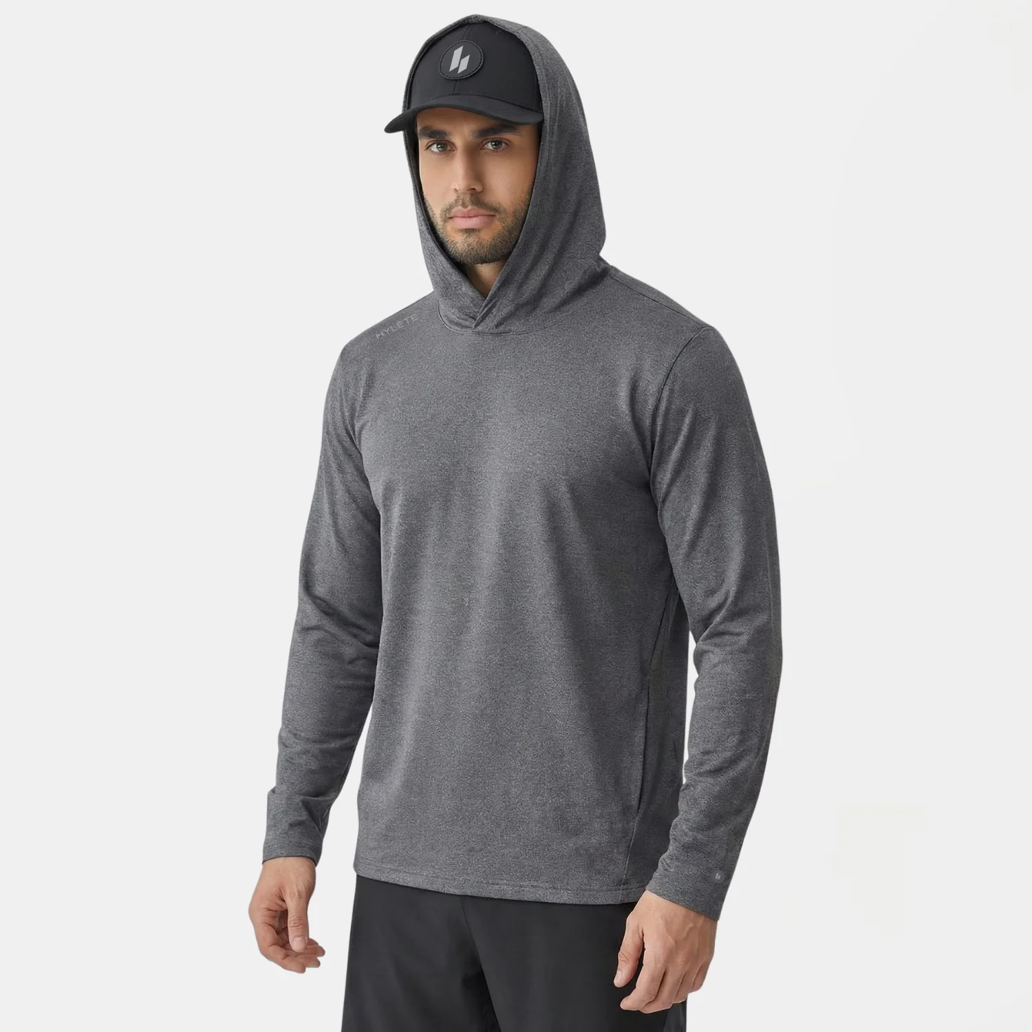 Image of Nexus Hoodie Heather Black