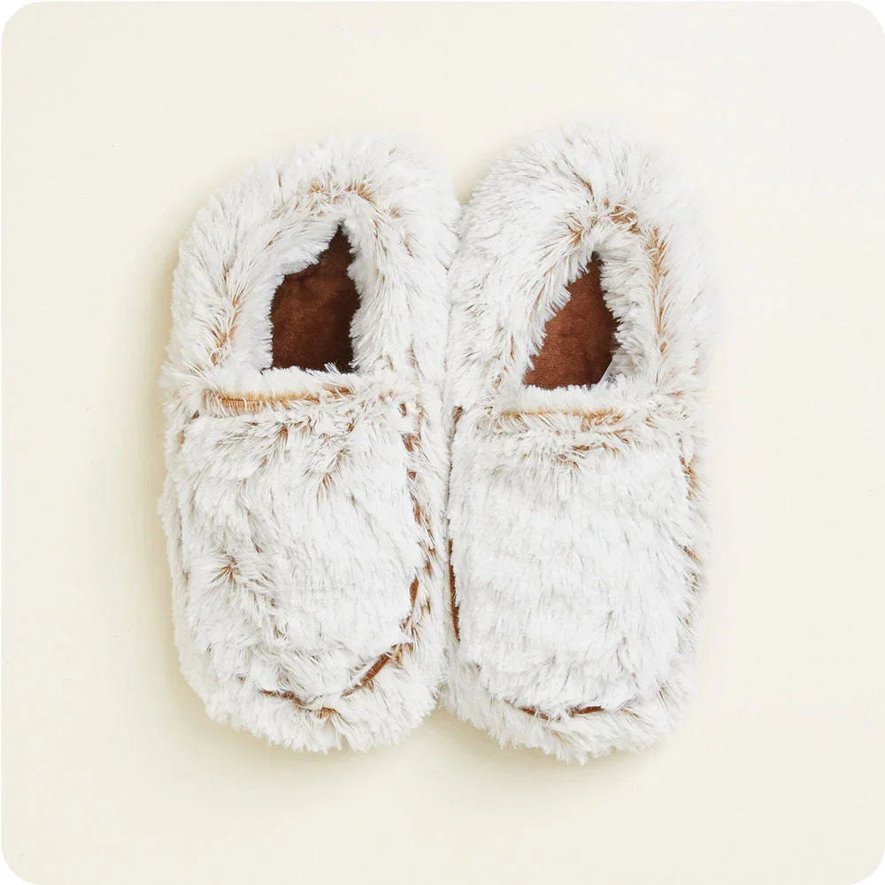 Image of Marshmallow Brown Slippers Warmies®