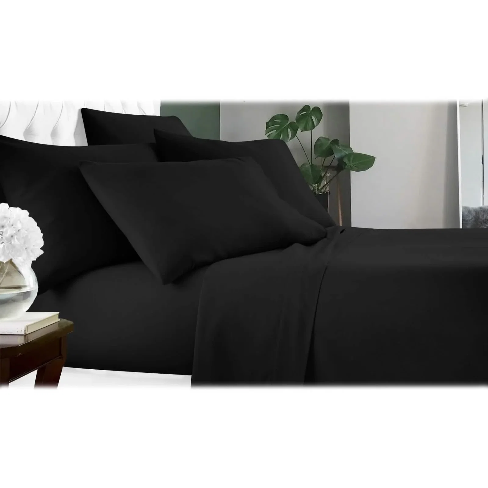 Image of 6-Piece: Luxury Home Cool Bamboo-Fiber Sheet Set