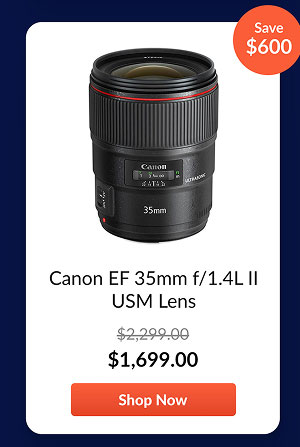 Canon EF 35mm f/1.4L II USM Lens