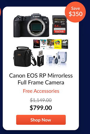 Canon EOS RP Mirrorless Full Frame Camera
