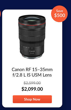 Canon RF 15-35mm f/2.8 L IS USM Lens