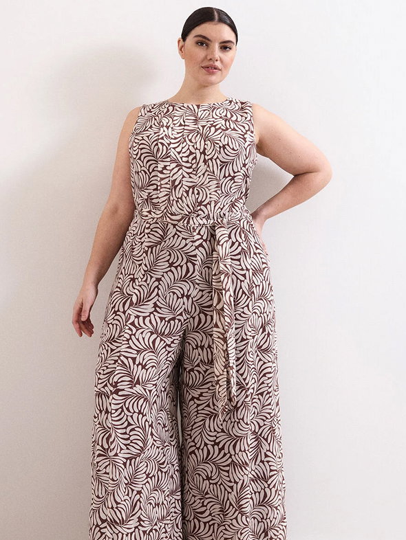 Janine Leaf Jumpsuit