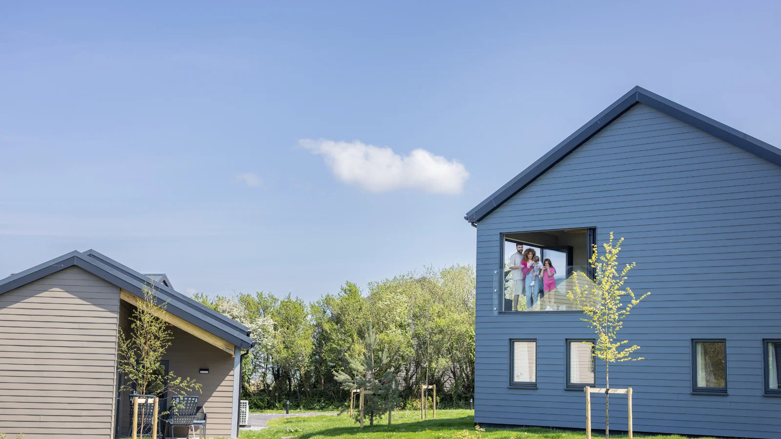 family at a carningli lodge