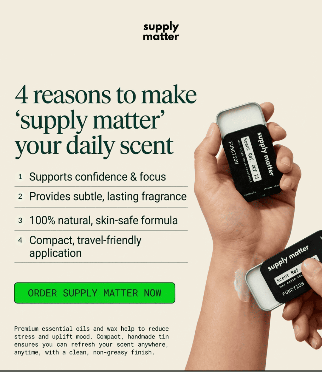 Four reasons to get supply matter