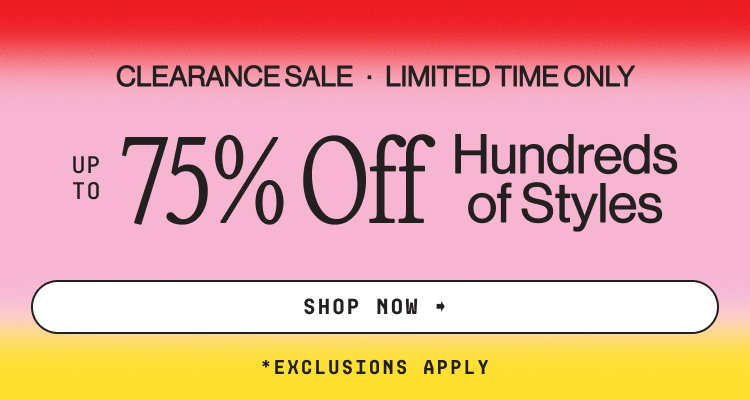IMAGE-UP TO 75% OFF CLEARANCE