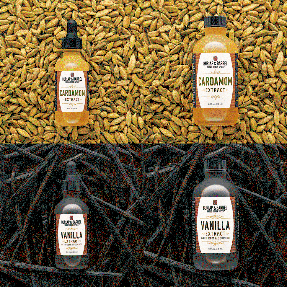 Cardamom Extracts and Vanilla Extracts, New Low Prices