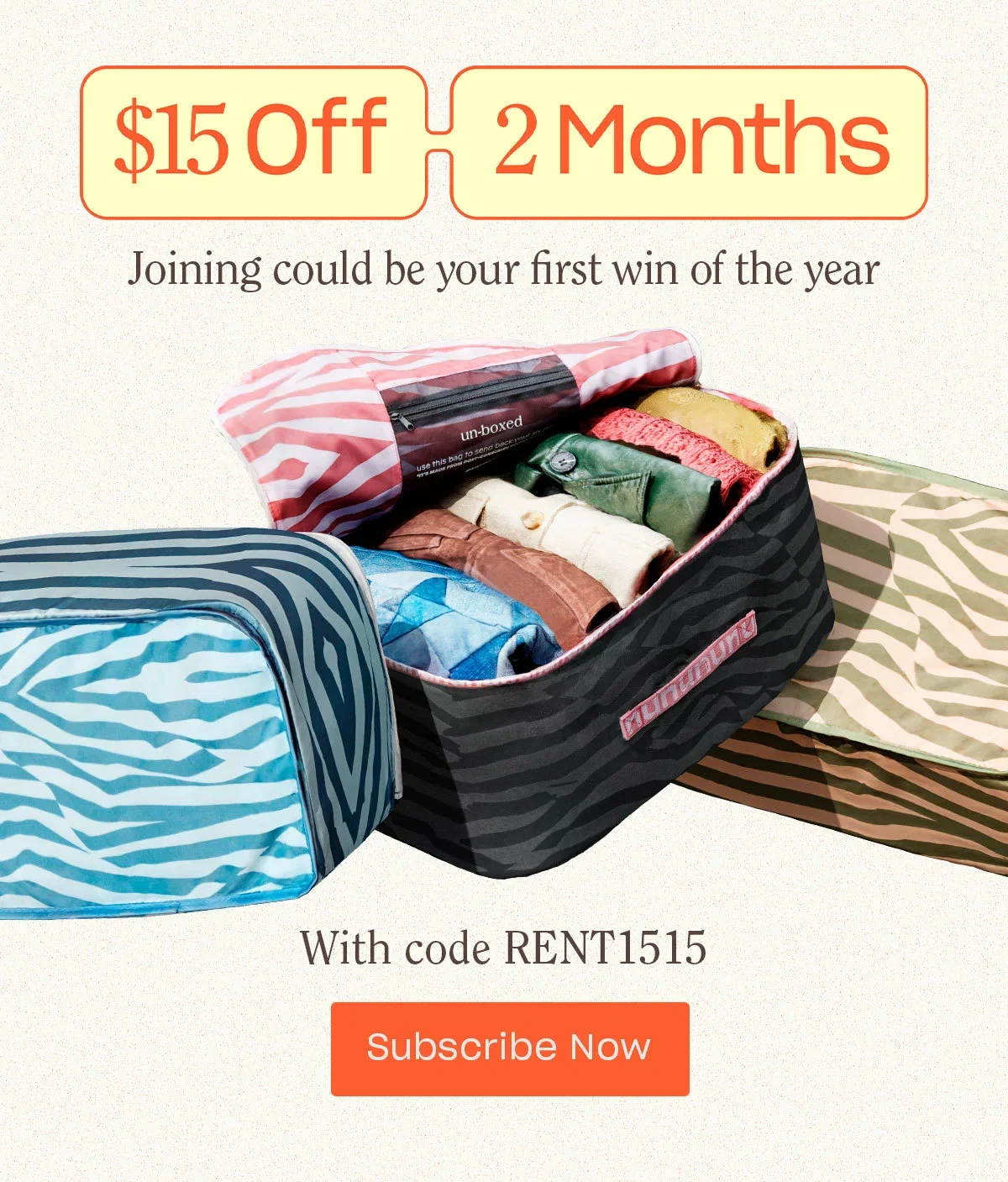 $15 off 2 months with code Rent1515