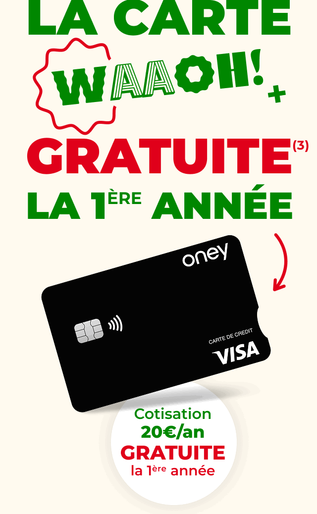 Carte Waaoh!+ gratuite