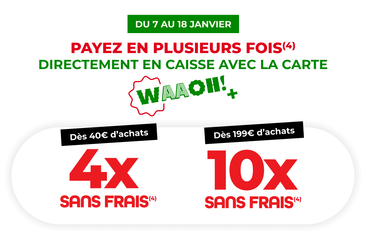 Payer en plusieurs fois