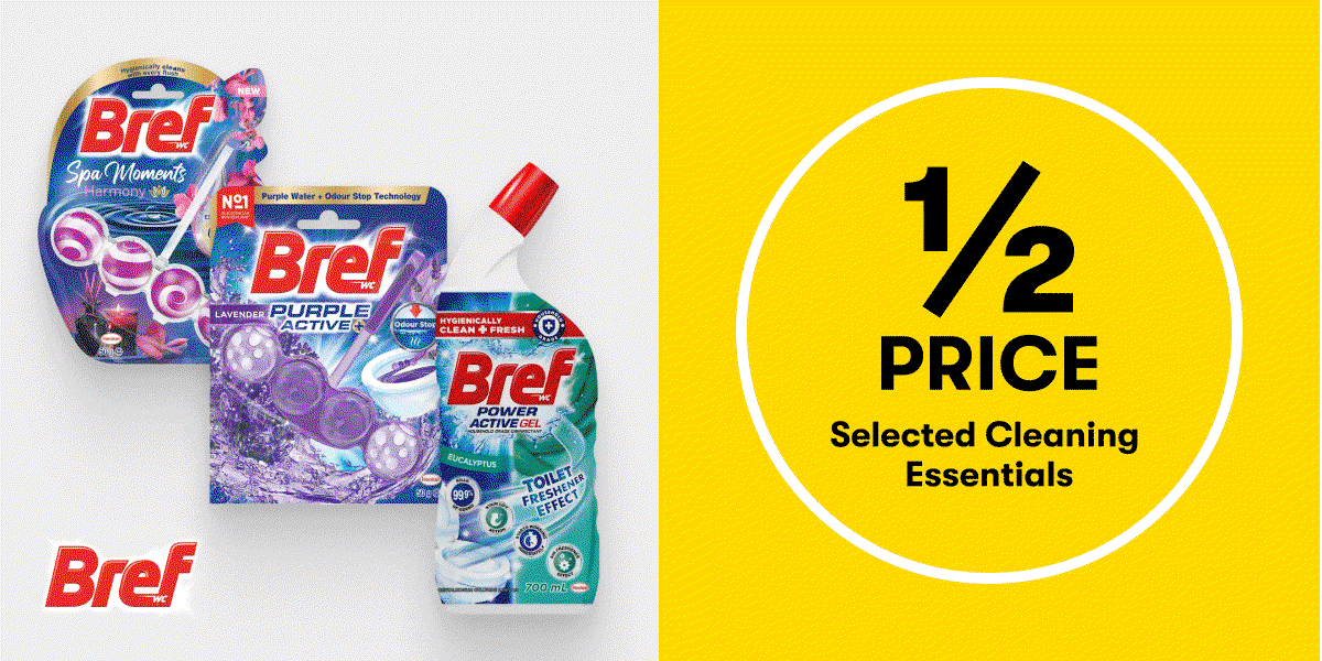 1/2 Price Selected Cleaning Essentials
