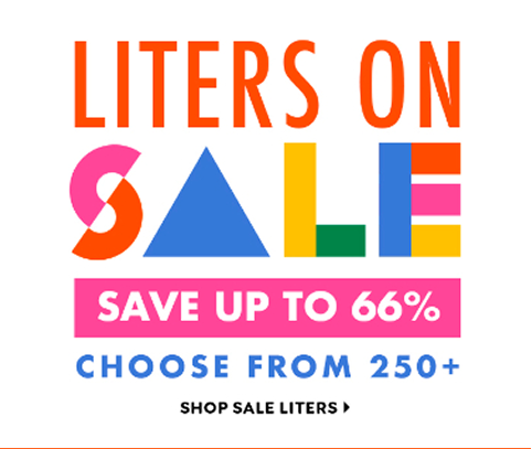 STARTING AT $19.98 LITERS