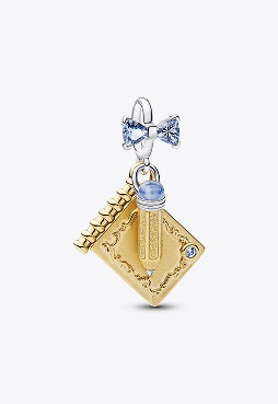 Bridgerton Dance Card & Pencil Dangle Charm