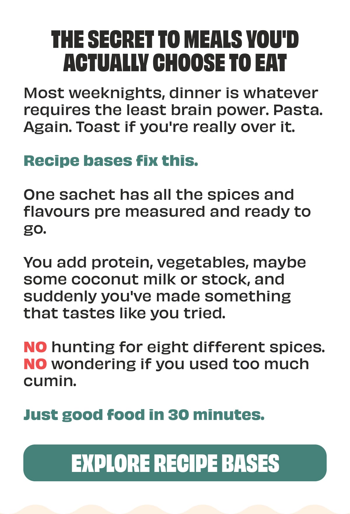 EXPLORE RECIPE BASES