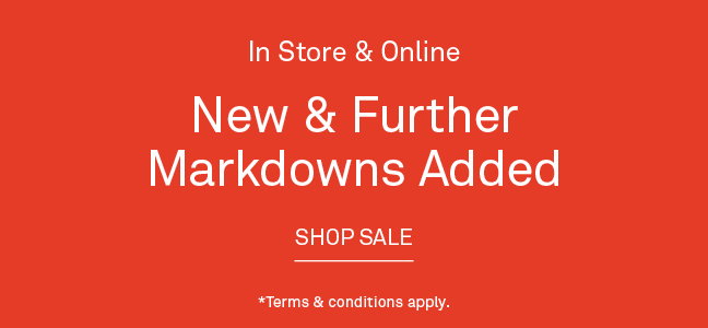 New & Further Markdowns