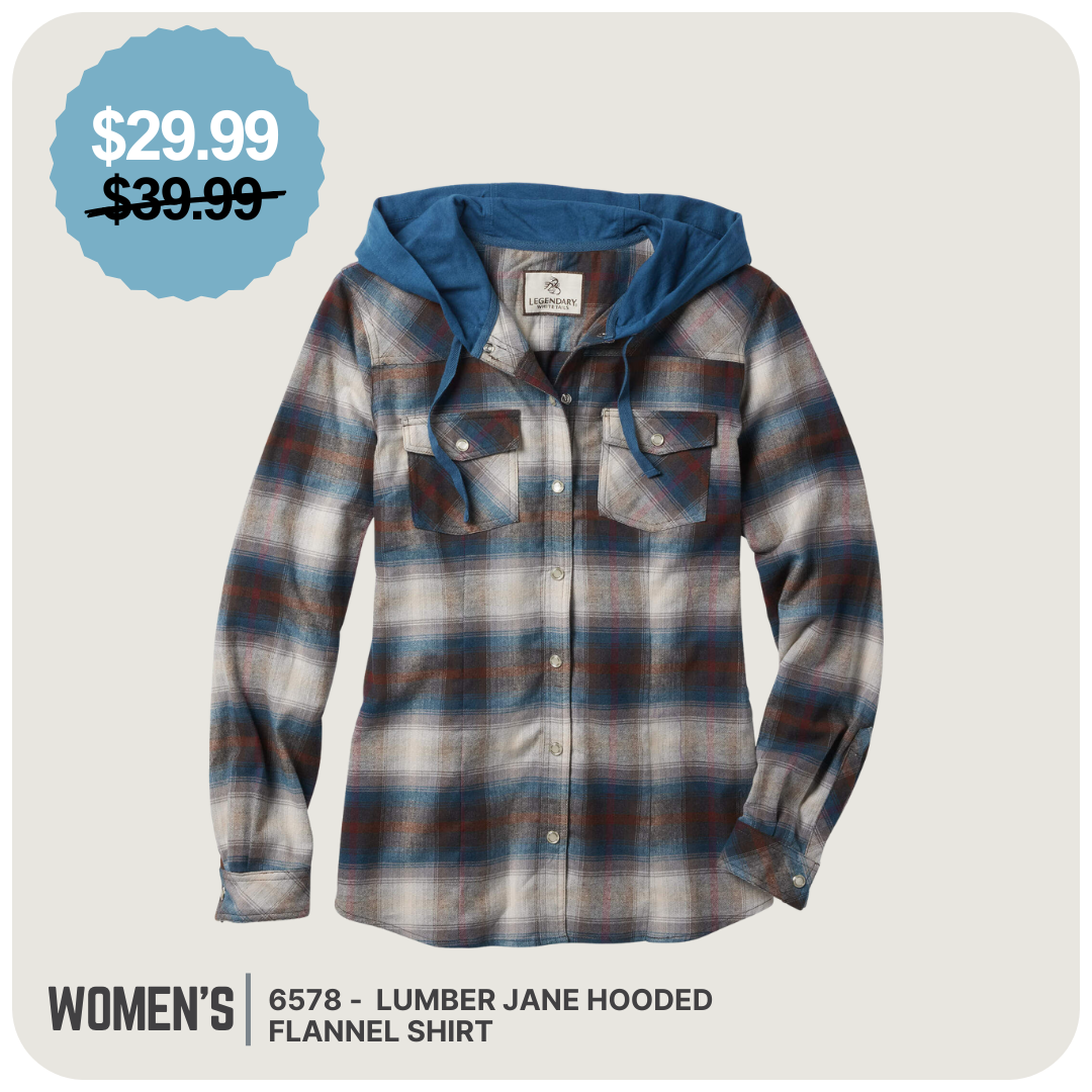 Lumber Jane Hooded Flannel Shirt