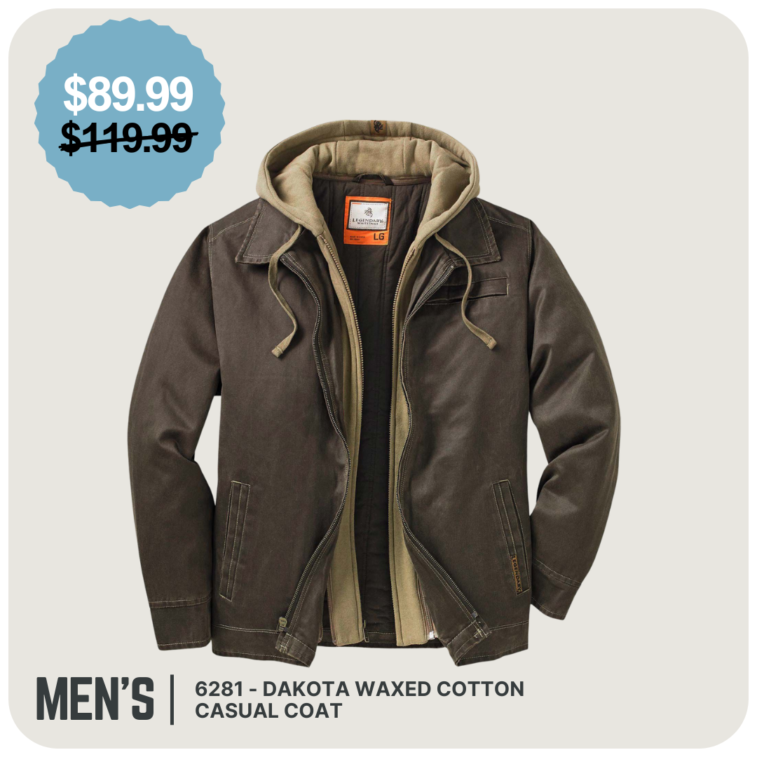 Dakota Waxed Cotton Casual Coat