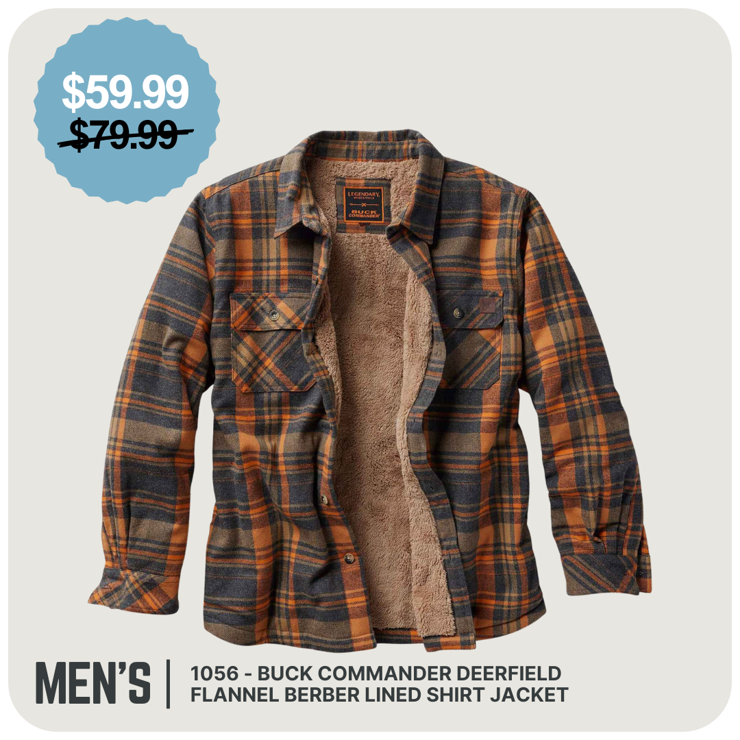 Buck Commander Deerfield Flannel Berber Lined Shirt Jacket