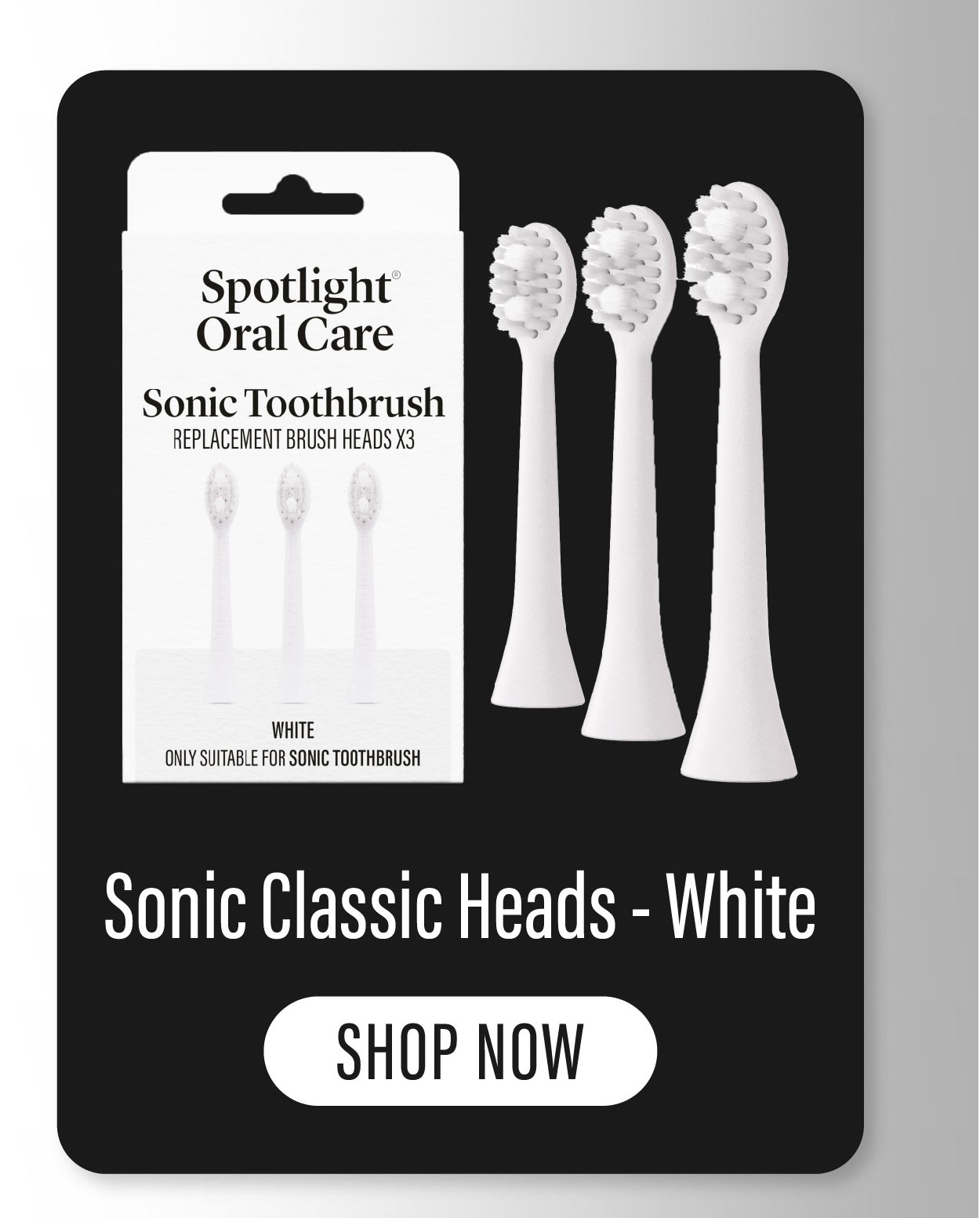 Sonic Toothbrush Replacement Heads 