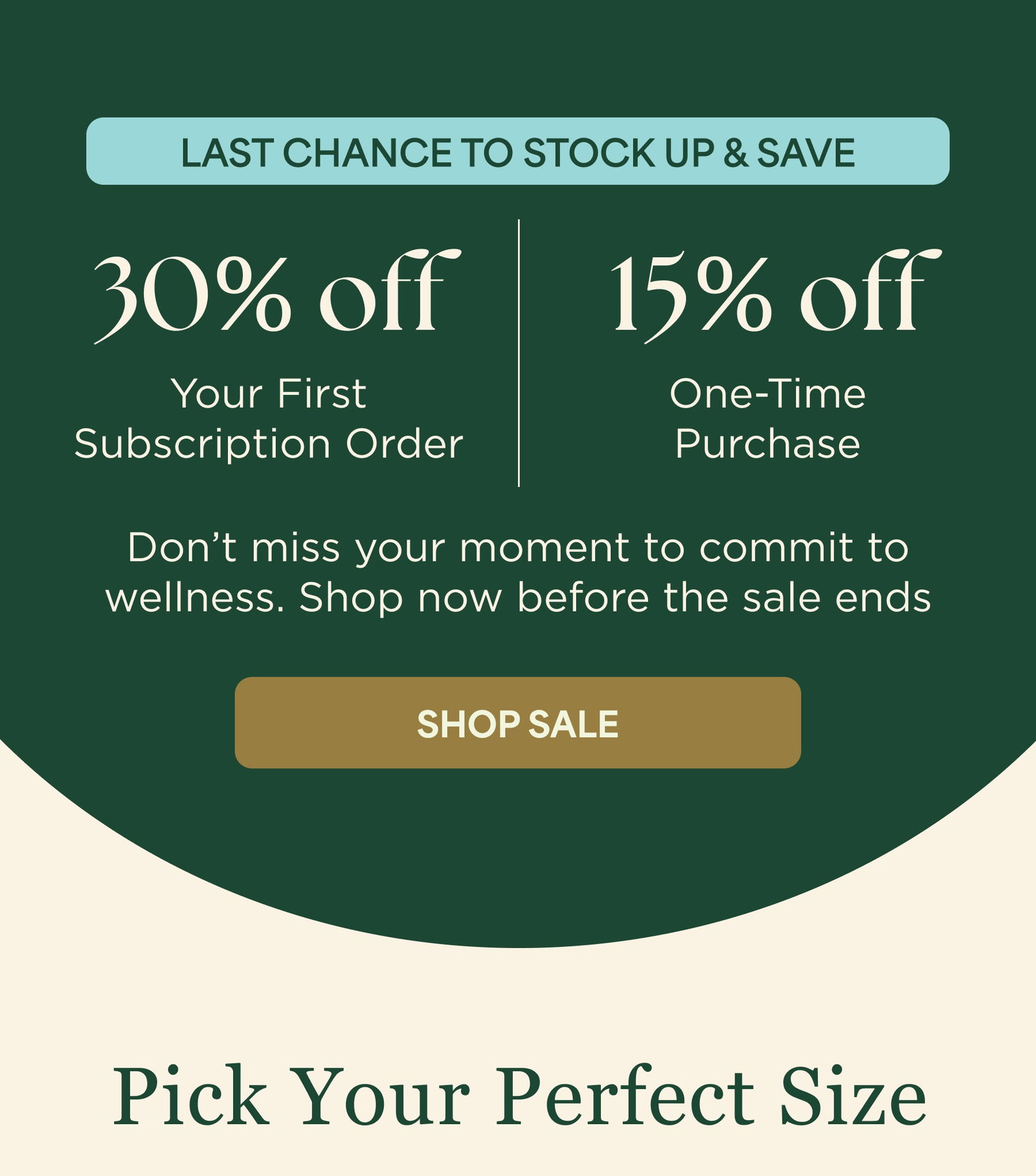 last chance to stock up & save | shop sale