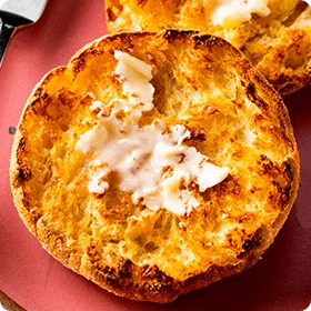 Light and Crispy English Muffins