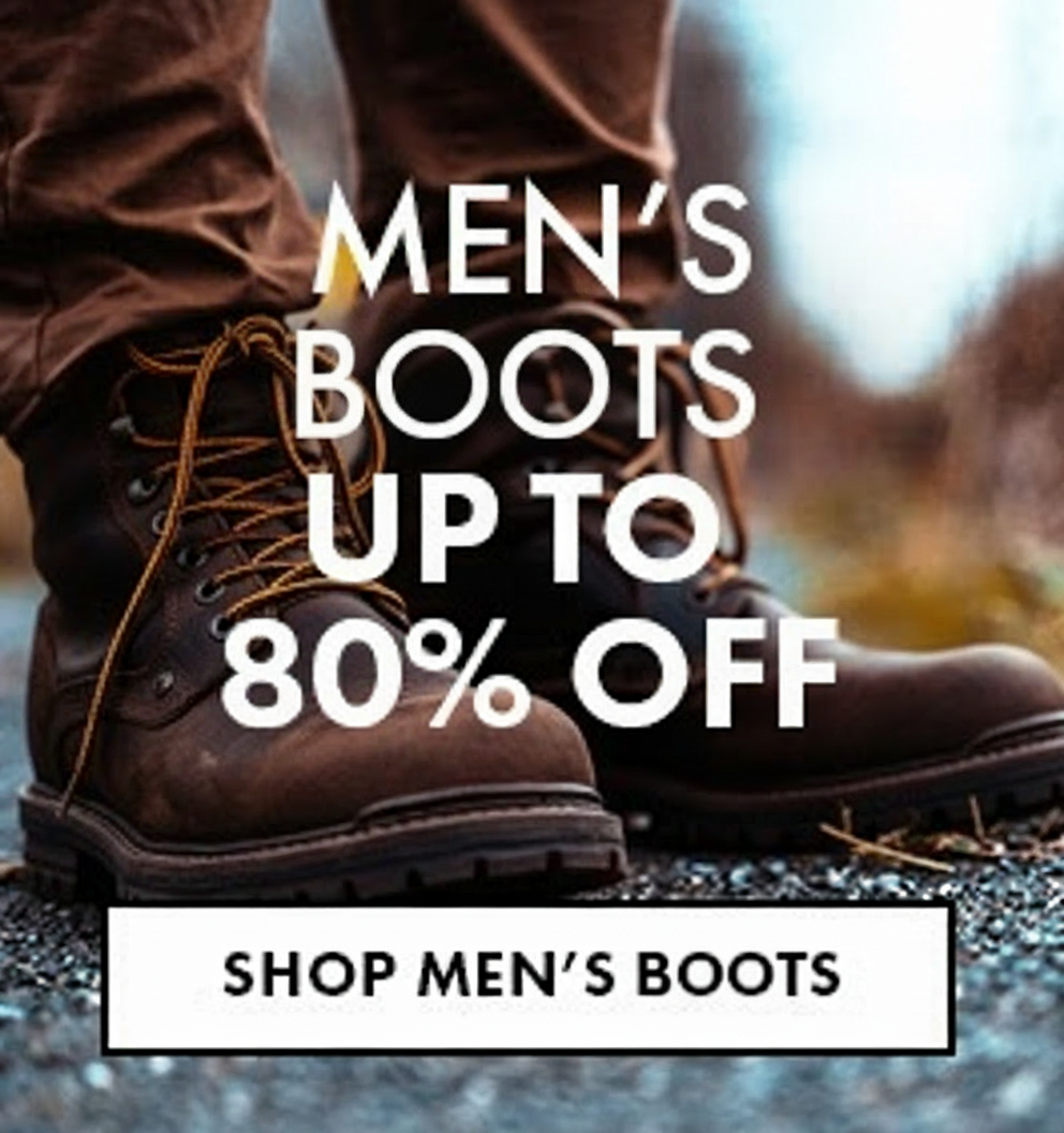 Extra 15% Off Men's Boots