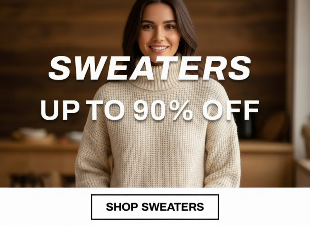 Extra 15% Off Sweaters