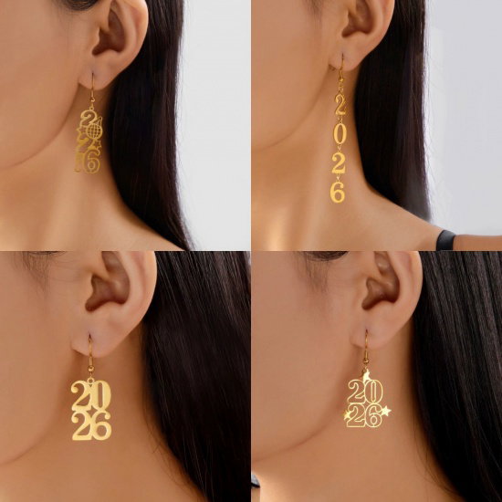 Stainless Steel Dangle Earrings