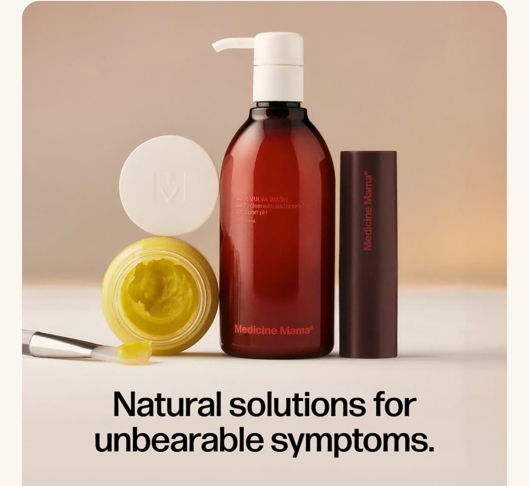 Natural solutions for unbearable symptoms.