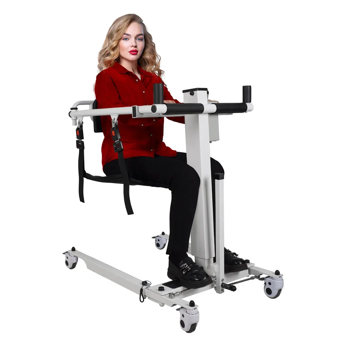 Electric Patient Lift Transfer Chair, Transport Device for Elderly Home Use, Disability Aid Product for Adults, Caregiver Supplies
