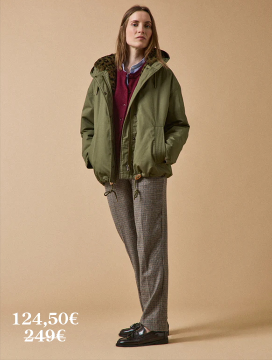 Geschmeidiger und wattierter Damen-Parka