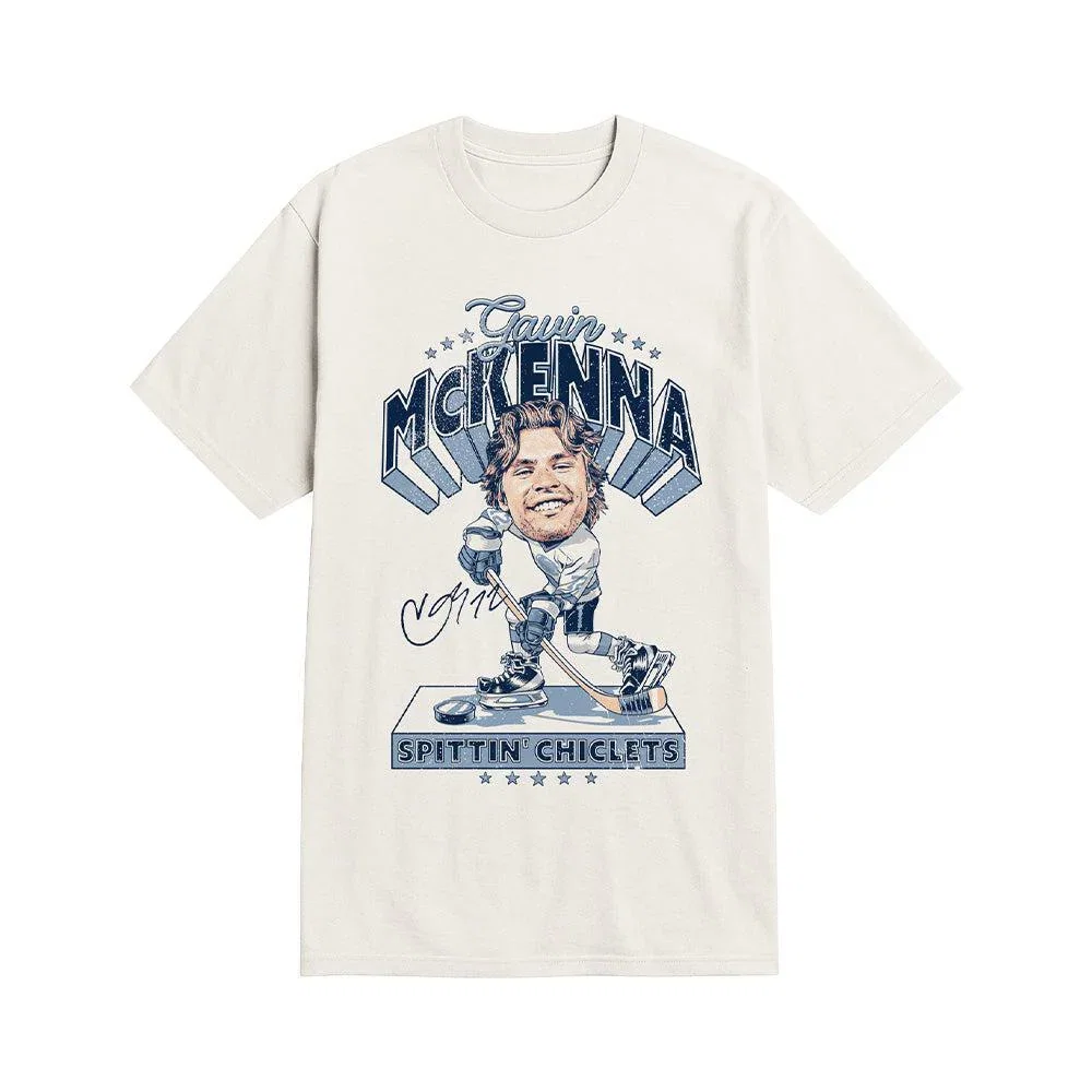 Image of Penn State Hockey x Spittin Chiclets Gavin McKenna Tee