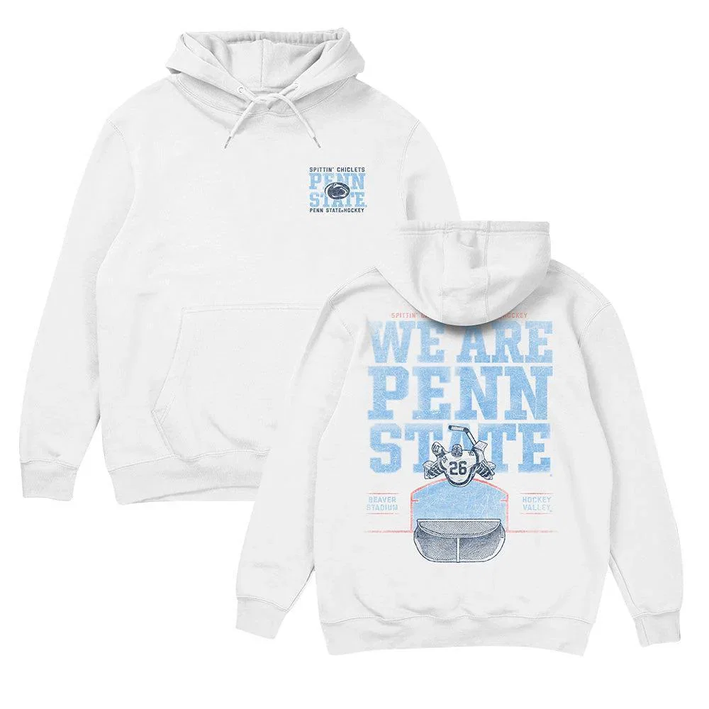 Image of Penn State Hockey x Spittin Chiclets We Are Hoodie