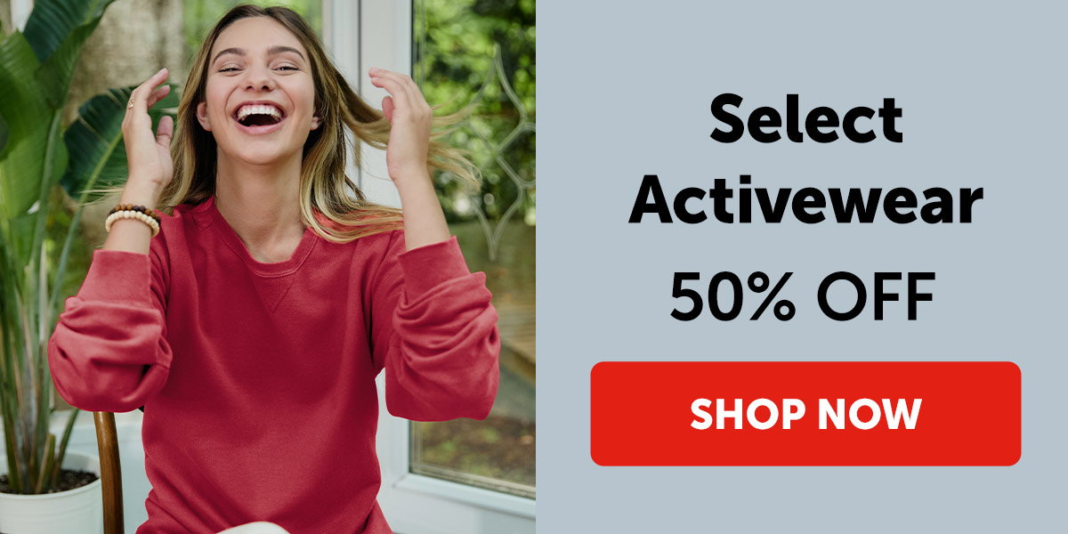 Select Activewear 50% Off