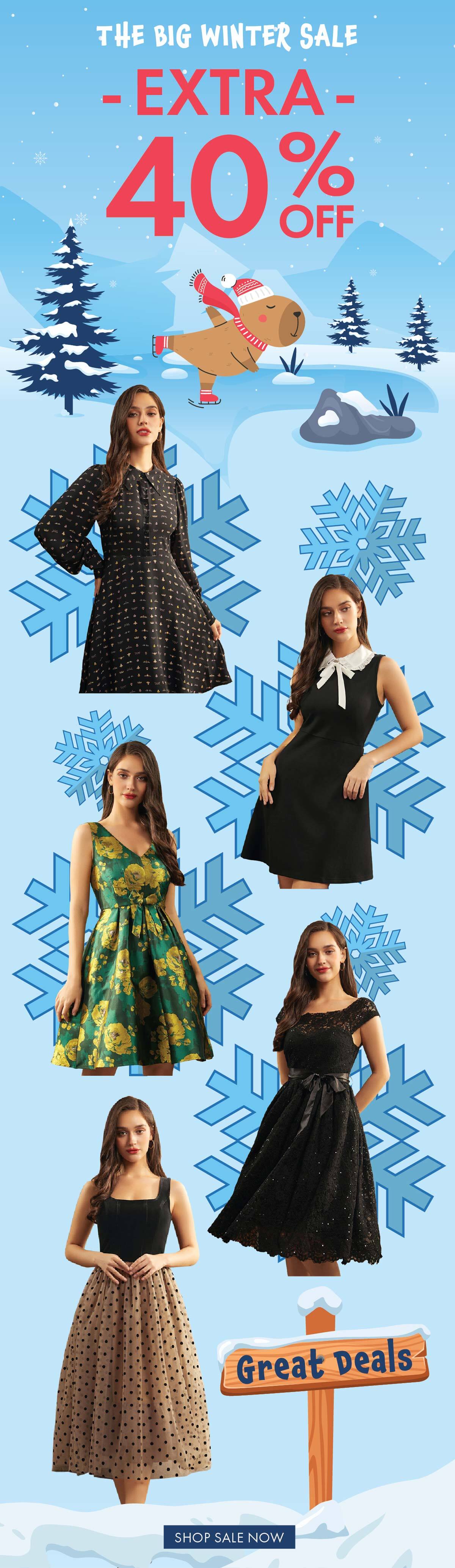 Big Winter Sale - Extra 40% Off
