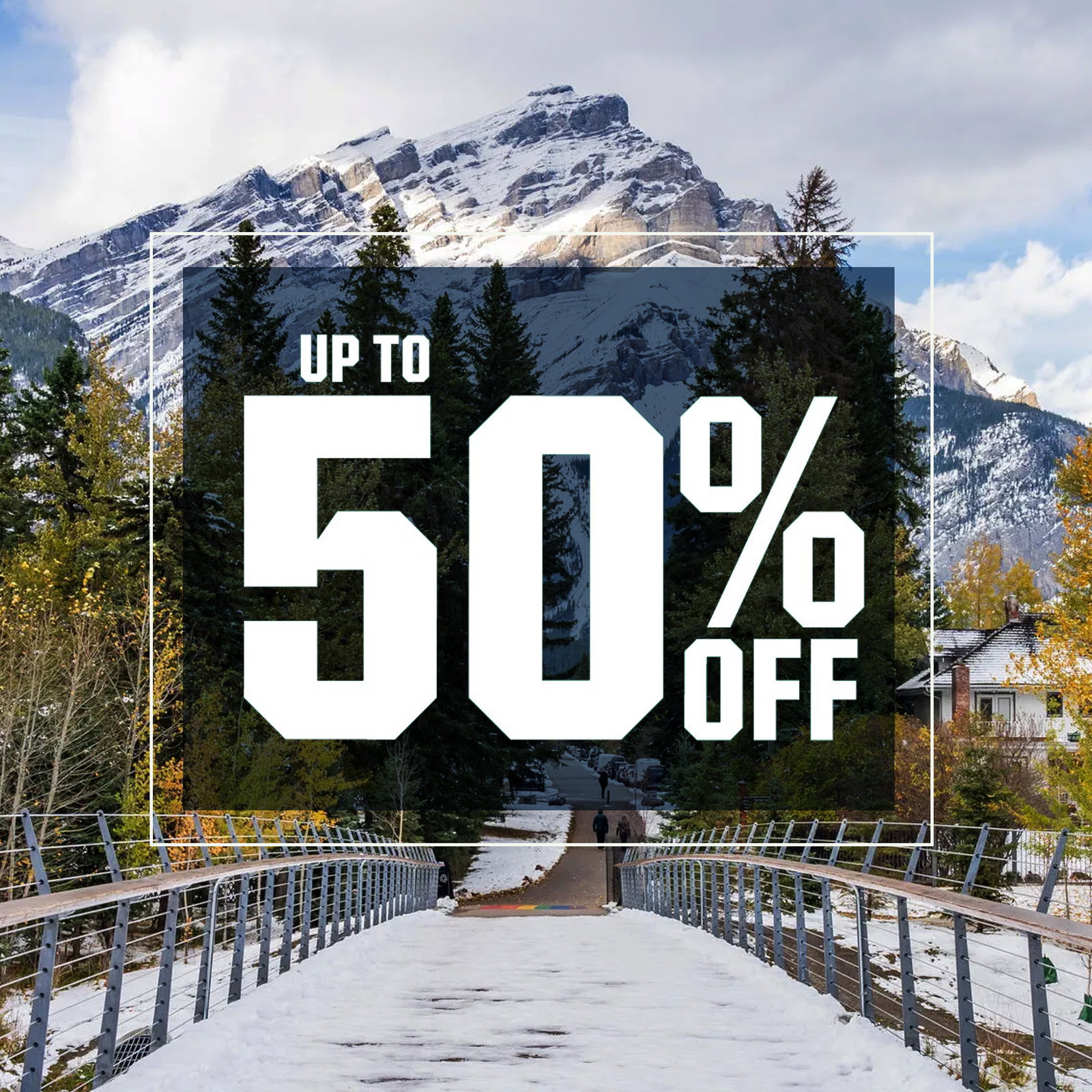  Up to 50% off.