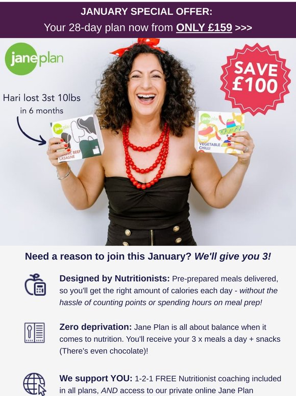 Jane Plan: Grab your £100 OFF while you can ⏰ | Milled